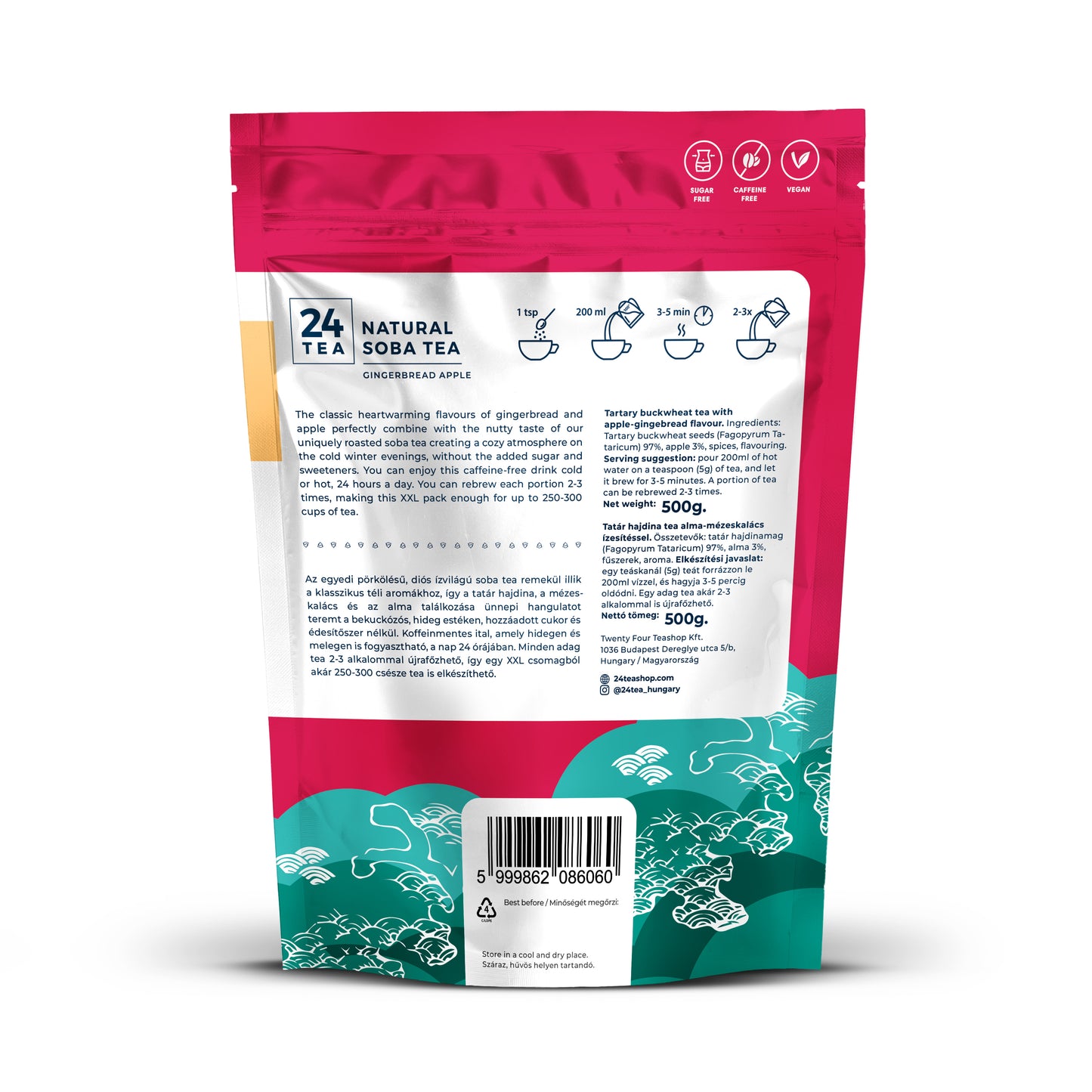 Gingerbread - Apple Soba Tea XXL