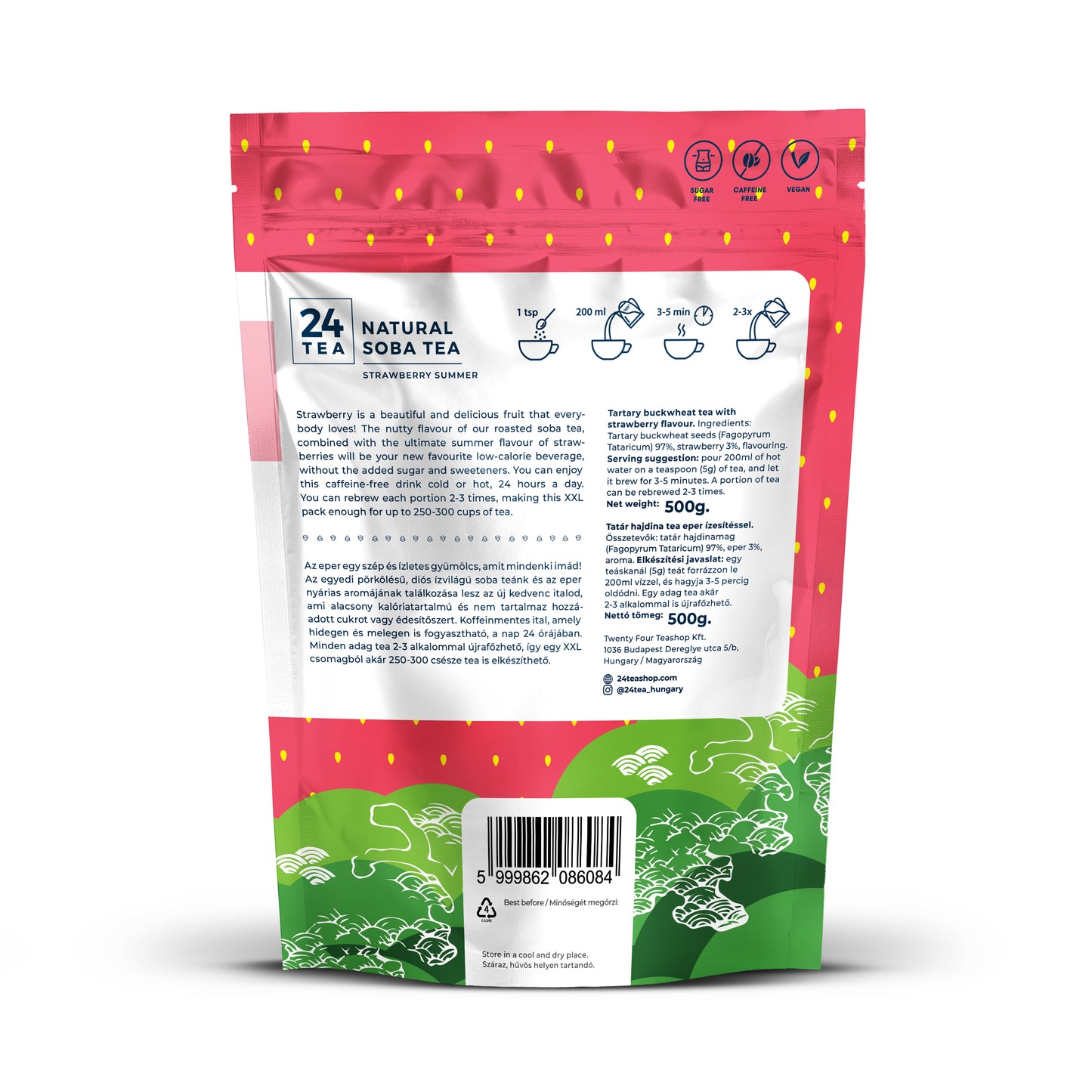 Strawberry Summer Soba Tea XXL