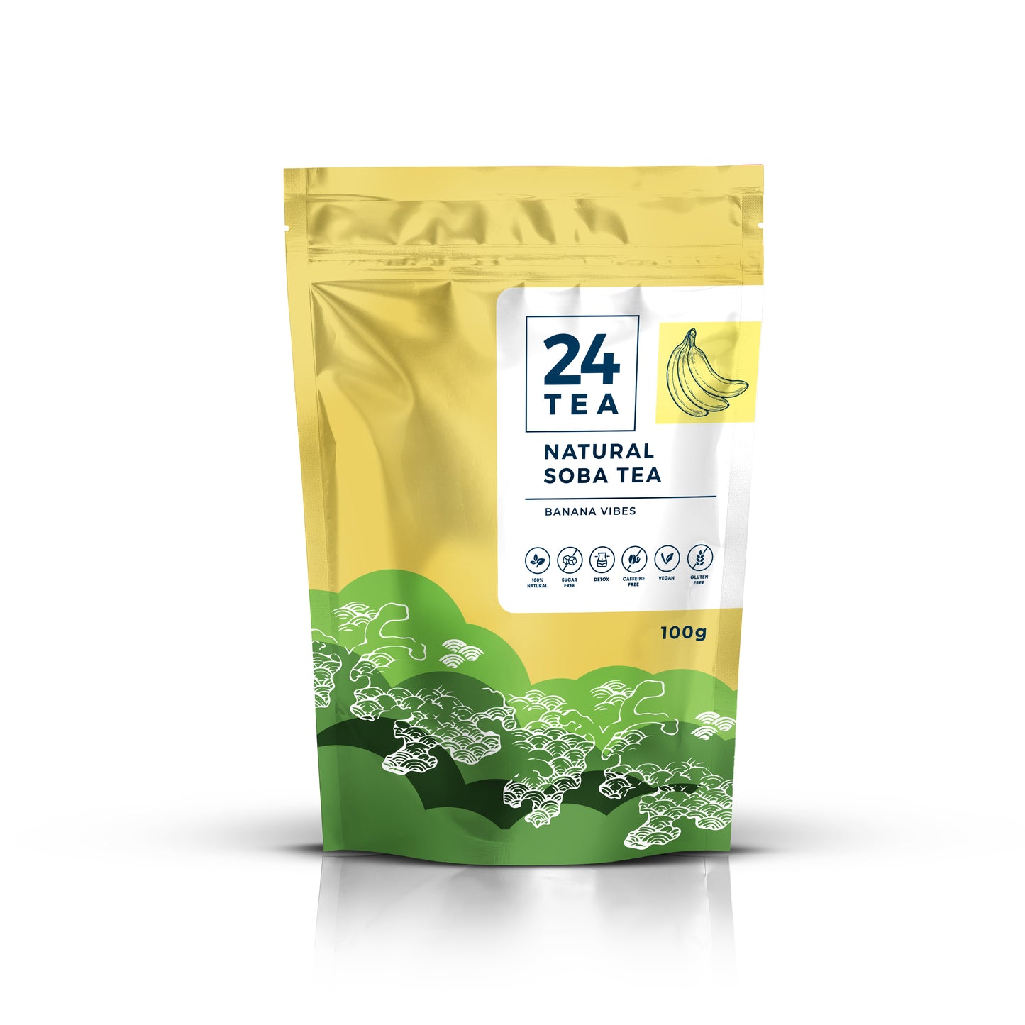 A vidám hangulatot idéző banán és a házi sütemény illatára emlékeztető hajdina tea találkozása tökéletes hangulatot teremt egy kellemes lazításhoz! Banana Tea Soba Tea Hajdina Tea Soba Cha