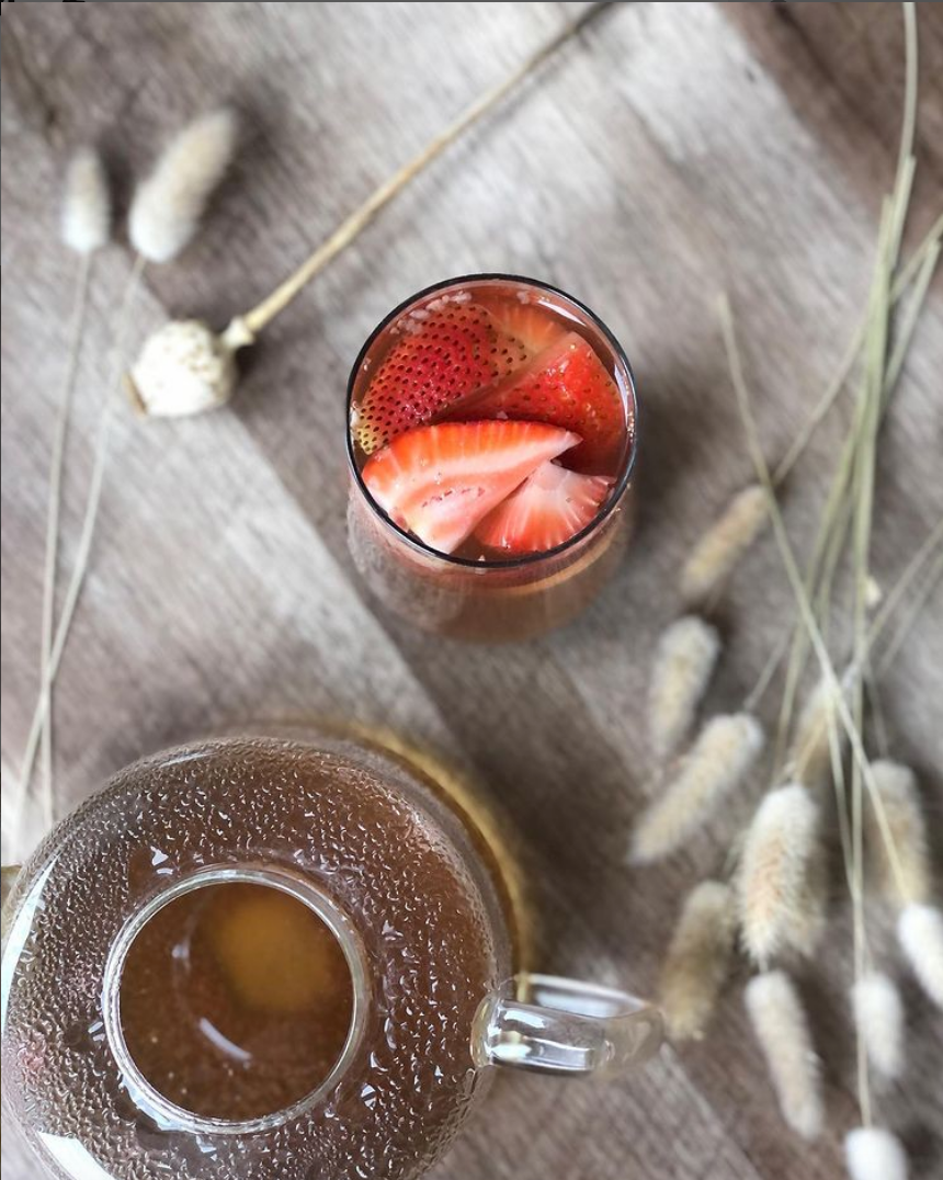 Strawberry Summer Soba Tea