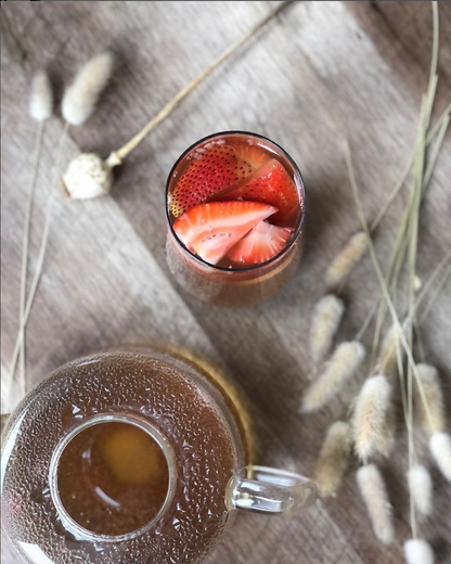Strawberry Summer flavored Soba tea Buckwheat Tea – 24 Tea
